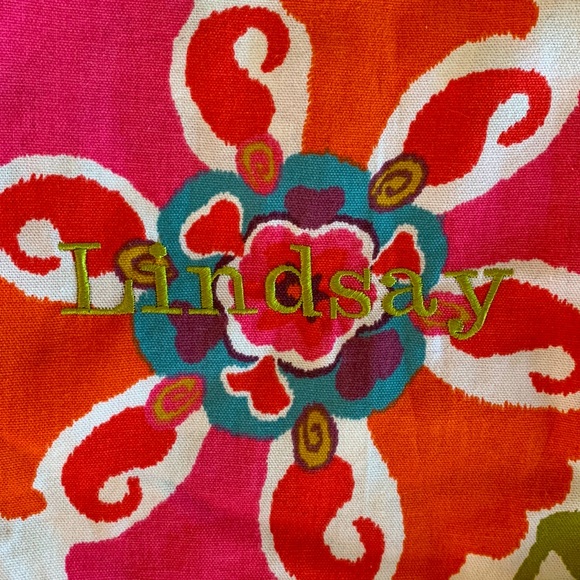 Canvas Personalized Lindsay Bag - Picture 4 of 5